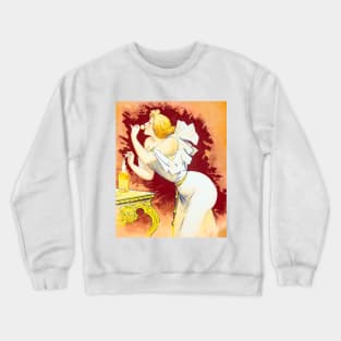 Woman with Liqueur Crewneck Sweatshirt